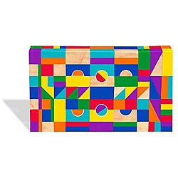 KidKraft 200-piece Wooden Mosaic Block Set