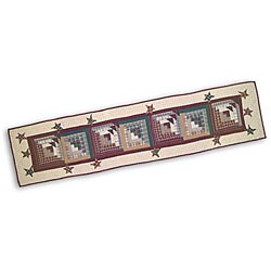 Woodland Star and Geese 72-inch Table Runner