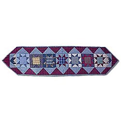 Denim Burst Table Runner