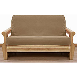 Full-size Brushed Walnut Futon Cover 