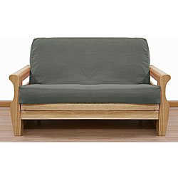 Full-size Twill Slate Futon Cover 