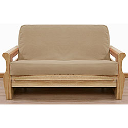 Full-size Chenille Creme Futon Cover 