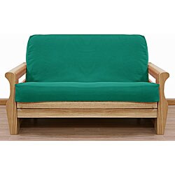 Full-size Solid Teal Futon Cover 