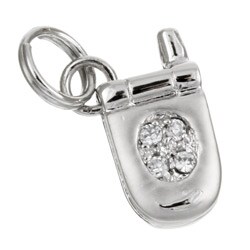 Sterling Silver Cell Phone Charm