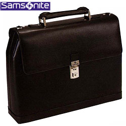 Samsonite Executive Leather Hardside Portfolio Briefcase