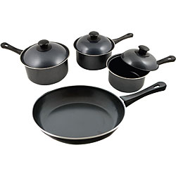 KitchenWorthy 7-piece Nonstick Cookware Set (Pack of 4)