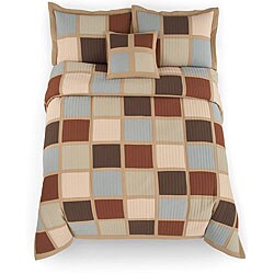 Mackinzie Block 4-piece Comforter Set