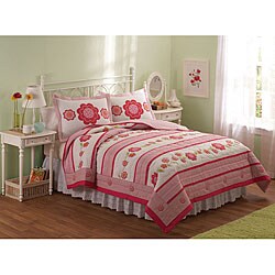 Sugar Flower Quilt Set
