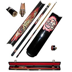 Dragon Inferno 2-piece Pool Cue with Replacement Tips