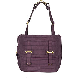 YSL Besace Purple Messenger Bag