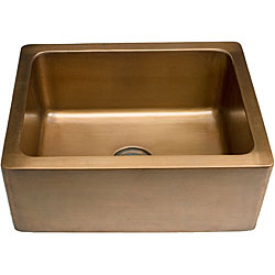 Smooth Apron Antique-finish 25-inch Kitchen Sink