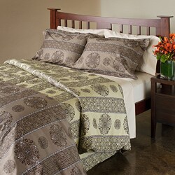 Kristie Medallion Cotton Duvet Cover Set