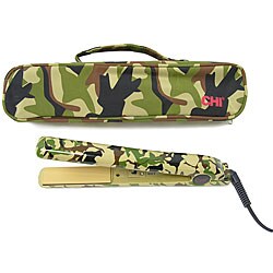 Farouk Systems CHI 1-inch Green Camo Ceramic Flat Iron
