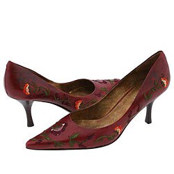 Nine West Naomi Red Distressed Leather