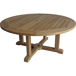 Solid Teak Round Coffee Table