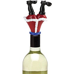 Polyresin Santa Bottle Stopper
