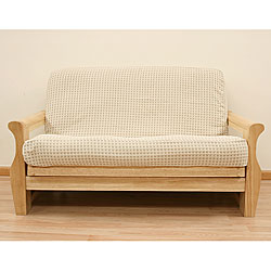 Full-size Basket Creme Futon Cover 