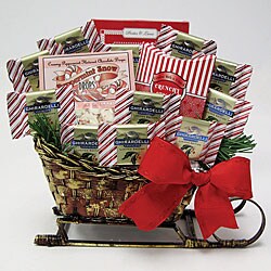 Sweet Ghirardelli Sleigh Gift Basket