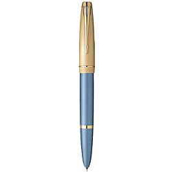 Parker 100 Diamond Blue Broad Point Fountain Pen 
