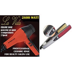 La Vida Blow Dryer and Bellissima Flat Iron