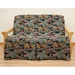 Full-size Travel Skirted Futon Slipcover