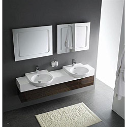 Vistoso Double Sink Bathroom Vanity Set