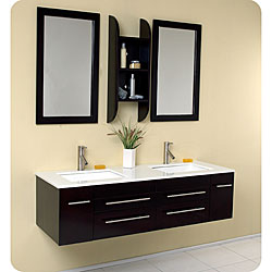 Bellezza Double Sink Bathroom Vanity Set