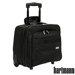 Hartmann Stratum Black Wheeled Tote Bag