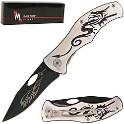 Dragon Handle 7.75-in Folding Pocket Knife