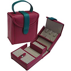 Pink and Turquoise Jewelry Box Purse