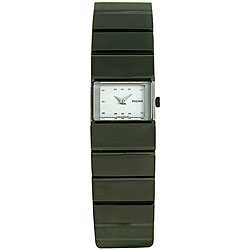 Pulsar Women's Silver Dial Ion-plated Black Bracelet Watch