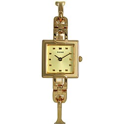 Pulsar Women's Champagne Dial Goldtone Watch
