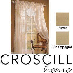 Croscill Rice Paper Tailored 84-inch Window Curtains