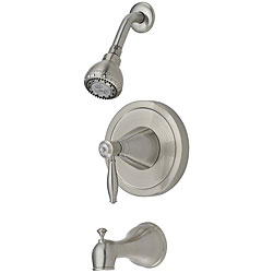 Fontaine Cambridge Brushed Nickel Tub/ Shower Kit