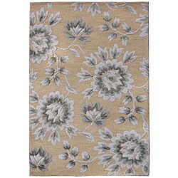 Hand Tufted Beige Wool Rug (8' x 11')