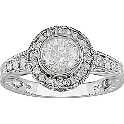 14k Gold 1 3/8ct TDW Diamond Vintage-style Ring (I-J, I1-I2)