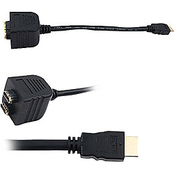 PylePro PHDMMF3 HDMI Male to Females Adapter
