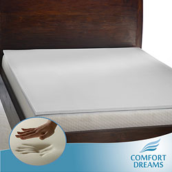 Comfort Dreams Enviro Green 1-inch Memory Foam Mattress Topper