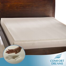 Comfort Dreams Ultra Soft 1-inch Memory Foam Mattress Topper