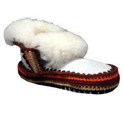 Muk Luks Women's Natural/ Brown Igloo Boots
