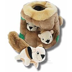 Jumbo Size Kyjen Hide-a-squirrel Pet Toy