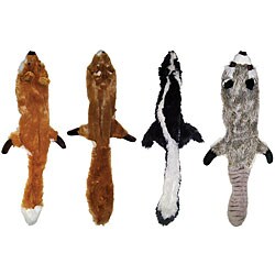 Mini Skinneeez Stuffingless Dog Toys (Set of 4)