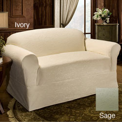 Matelasse Tailored Wrap Loveseat Slipcover
