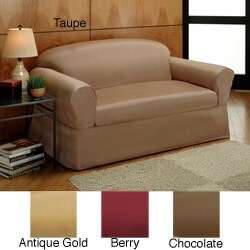 Coco Faux Silk Tailored Wrap Sofa Slipcover