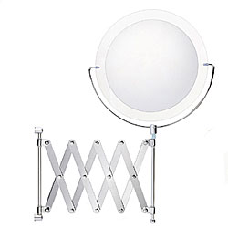 Danielle Globe Collection 6X Chrome Extension Mirror