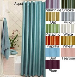 Matelasse Satin Stripe Shower Curtain