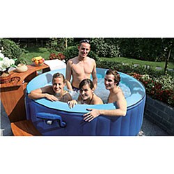 Blue 4-person Bubble Spa