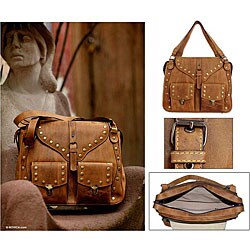 Leather 'Travel Notes' Briefcase (Mexico)