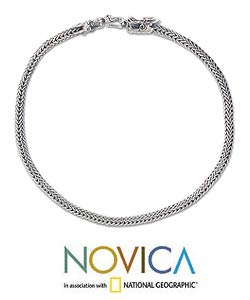 Sterling 'Silver Dragons' Necklace (Thailand)