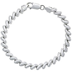 Sterling Silver San Marco Link Bracelet